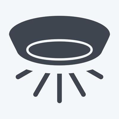 Icon Light. related to Light symbol. glyph style. design editable