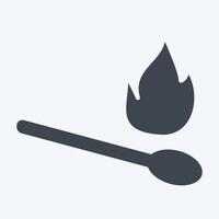 Icon Match. related to Light symbol. glyph style. design editable vector