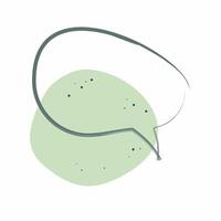 Icon Speech Bubble. related to Speech symbol. Color Spot Style. design editable vector
