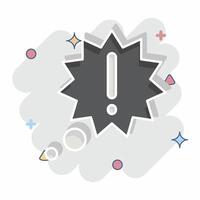 Icon New Idea. related to Speech symbol. comic style. design editable vector