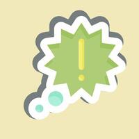 Sticker New Idea. related to Speech symbol. design editable vector