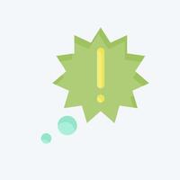 Icon New Idea. related to Speech symbol. flat style. design editable vector