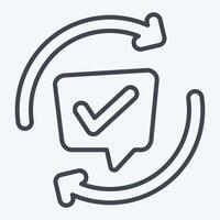 Icon Comments. related to Speech symbol. line style. design editable vector