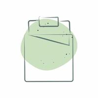 Icon Bed. related to Bedding symbol. Color Spot Style. design editable vector