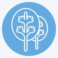 Icon Eco. related to Bedding symbol. blue eyes style. design editable vector