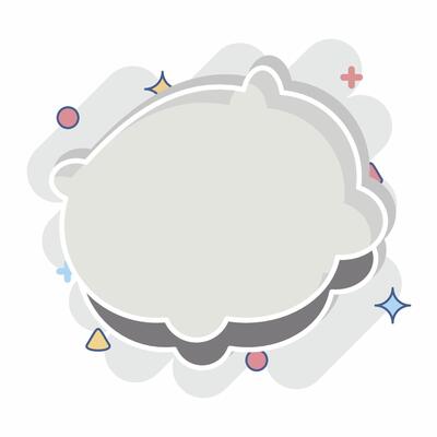 Icon Pillows. related to Bedding symbol. comic style. design editable