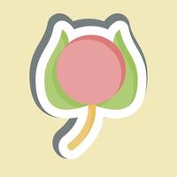 Sticker Cotton. related to Bedding symbol. design editable vector
