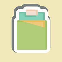 Sticker Bed. related to Bedding symbol. design editable vector
