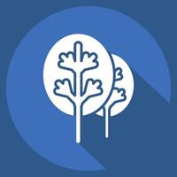 Icon Eco. related to Bedding symbol. long shadow style. design editable vector