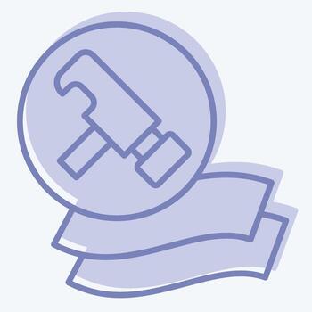 icono durable. relacionado a lecho símbolo. dos tono estilo. diseño editable vector