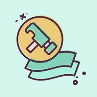 Icon Durable. related to Bedding symbol. MBE style. design editable vector