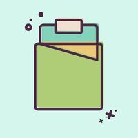 Icon Bed. related to Bedding symbol. MBE style. design editable vector
