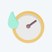 Icon Quick Dry. related to Bedding symbol. flat style. design editable vector