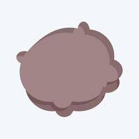 Icon Pillows. related to Bedding symbol. flat style. design editable vector