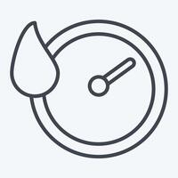 Icon Quick Dry. related to Bedding symbol. line style. design editable vector