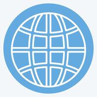 Icon Network. related to Download symbol. blue eyes style. design editable vector