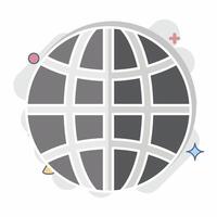 Icon Network. related to Download symbol. comic style. design editable vector