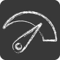 Icon Bandwidht. related to Download symbol. chalk Style. design editable vector