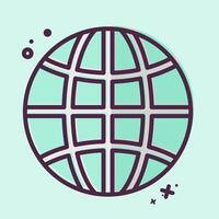Icon Network. related to Download symbol. MBE style. design editable vector
