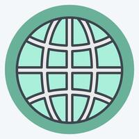 Icon Network. related to Download symbol. color mate style. design editable vector