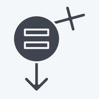 Icon Equality. related to Feminism symbol. glyph style. design editable vector