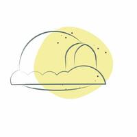 Icon Inglo. related to House symbol. Color Spot Style. design editable vector