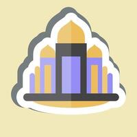 Sticker Basilica. related to House symbol. design editable vector