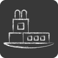 Icon Tower. related to House symbol. chalk Style. design editable vector