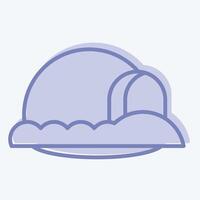 Icon Inglo. related to House symbol. two tone style. design editable vector