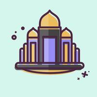 Icon Basilica. related to House symbol. MBE style. design editable vector
