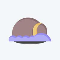 Icon Inglo. related to House symbol. flat style. design editable vector
