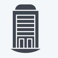 Icon House. related to House symbol. glyph style. design editable vector