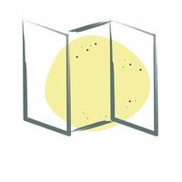Icon Map. related to Location symbol. Color Spot Style. design editable vector