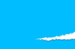 paper blue with tear marks for banner copy space, paper rip torn light blue square background, paper with edge tear, sheet paper card rip for advertising message text vector