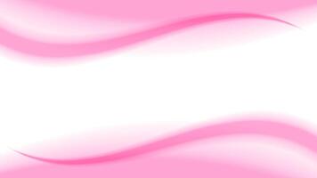 pink soft wave shape graphic on white background, abstract pink graphic smooth shape for banner copy space, blurred gradient pink wavy swirl soft effect, beautiful pink white wave curve for backdrop vector