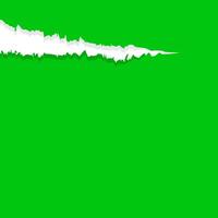 paper green with tear marks for banner copy space, paper rip torn green square background, paper with edge tear, sheet paper card rip for advertising message text, green notepaper memo torn texture vector
