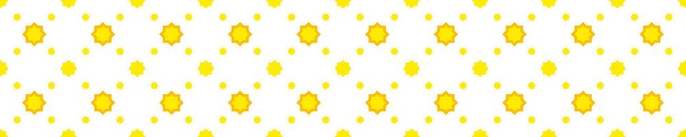star seamless pattern cute on white strip background, star shape geometric and repeat pattern vector
