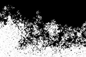 Black and White Grunge Rough Textures Abstract Background, Dust Overlay Distress Grain Grunge, Dirty splattered textured of wall vector
