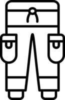 Trousers Creative Icon Design vector