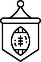 Pennant Creative Icon Design vector