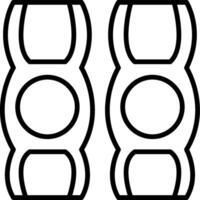 Kneepad Creative Icon Design vector