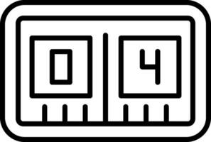 Yard Marking Creative Icon Design vector