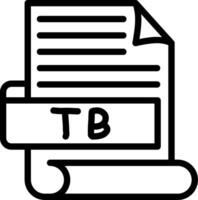 TB Best Unique Icon Design vector