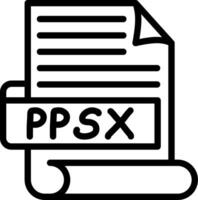 PPSX Best Unique Icon Design vector
