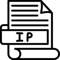 IP Creative Unique Icon Design vector