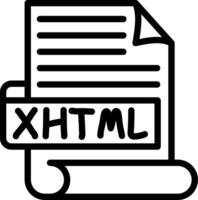 XHTML Creative Unique Icon Design vector