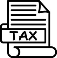 TAX Best Used Icon Design vector