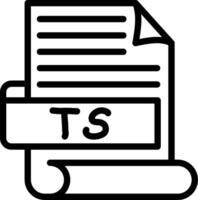 TS Best Used Icon Design vector