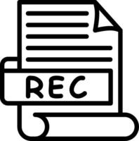 REC Best Used Icon Design vector