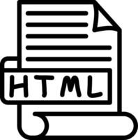 HTML Best Used Design vector